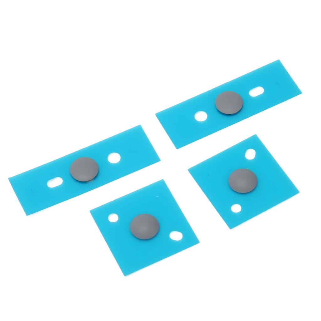 Laptop Bottom Case Feet Anti Slip Round Dot Accurate Size Durable Laptop Foot Pads for Surface 3 4 5 Replacement Silver