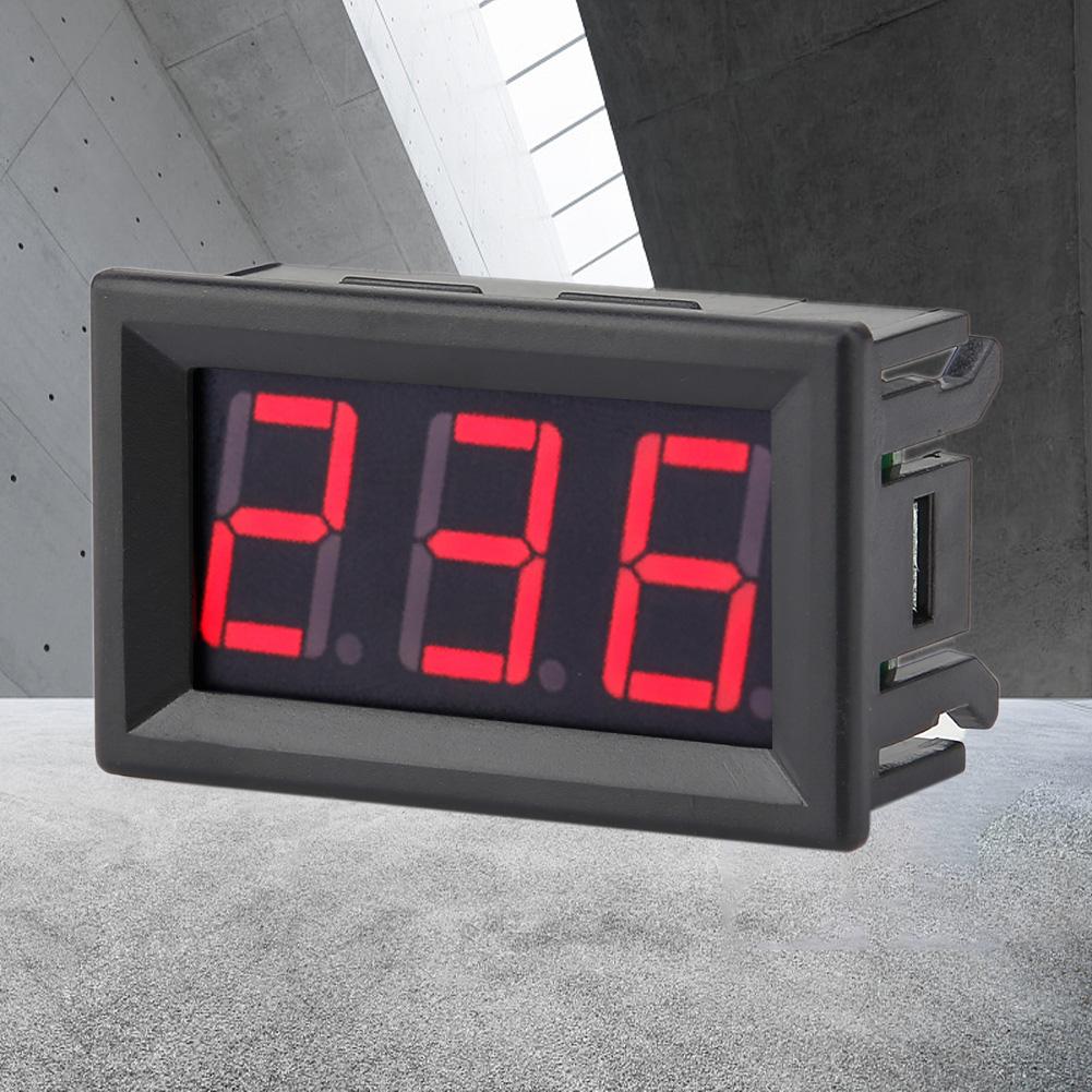 Digital Voltmeter 0.56inch Two Wire AC 70 380V Digital LED Display Voltage Meter (Red)