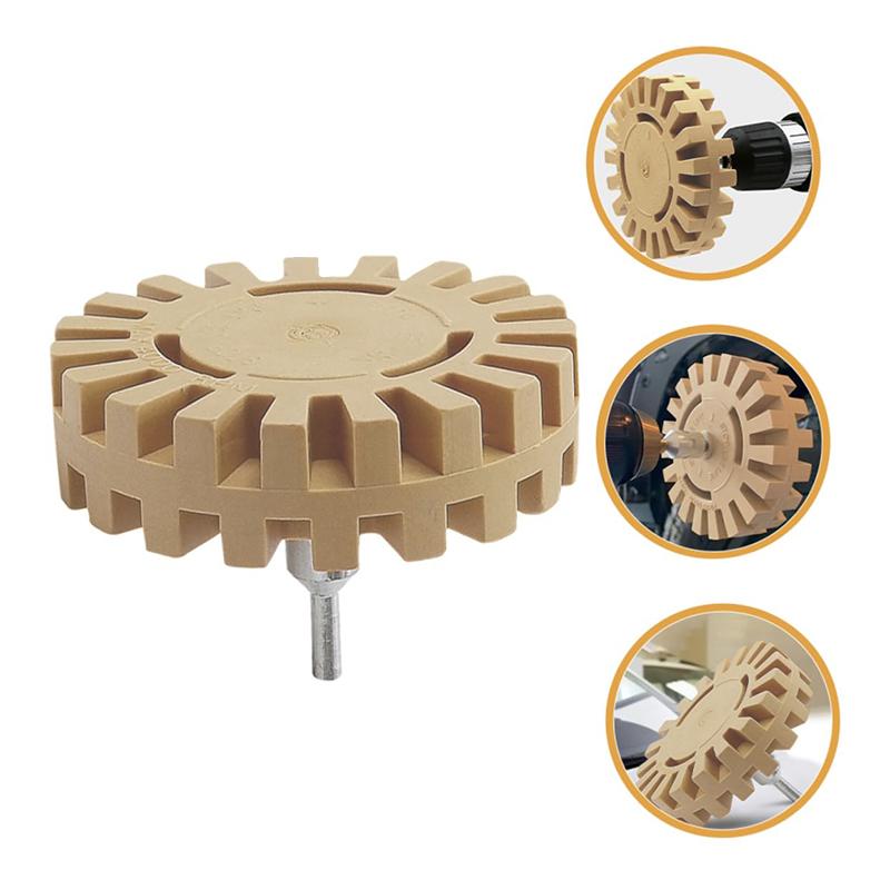 Auto Pneumatischer Gummi Radierer Rad Pad Scheibe Aufkleber Radierer Rad Auto Aufkleber Entferner Lackreiniger Autopolitur Hilfswerkzeug