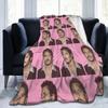 Pedro Pascal Pattern  Blanket Flannel Sofa Throw Blanket Warm for Home Bedroom Office Throws Bedspread Quilt