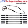 1-10pcs Universal Adjustable Eyewear Retainer Fit Sports Sunglasses Retainer Unisex Strap Safety Glasses Holder Large Round-Head