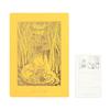 Nitoms STALOGY Year Sticker X1466 Notebook, 1/2 Notebook, B6, Grid, Moomin, Yellow, To-Do Set,
