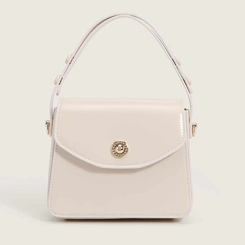 Spring New Trendy Brand Small Square Bag Simple and Versatile Handbag Bridal Bag Shoulder Underarm Bag Crossbody Women's Bag