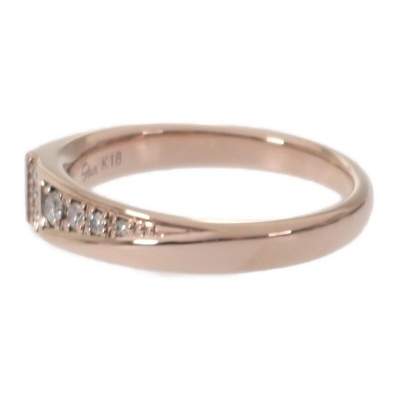 STAR JEWELRY  2PR0727 ring K18 Pink Gold Women