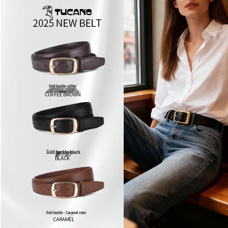TUCANO Women s Pin Buckle Casual Belt 105cm