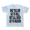 T-shirt letter print cotton gothic hip hop street wear unisex punk crew neck clothing retro casual T-shirt Streetwear Trendy tee