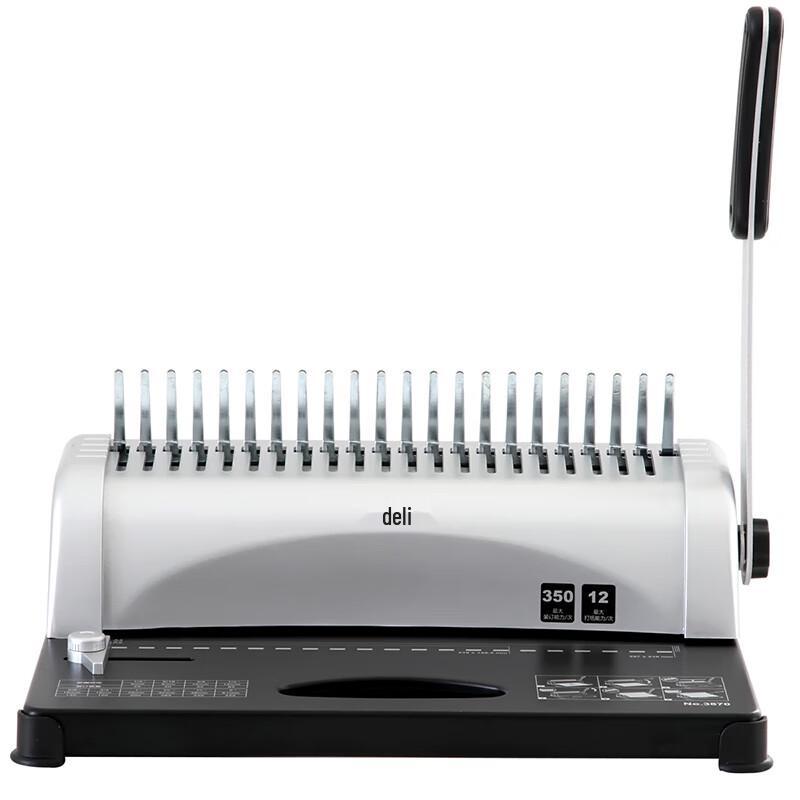 Deli 3870 Manual Comb/Strip Binding Machine CN plug (adapter included)
