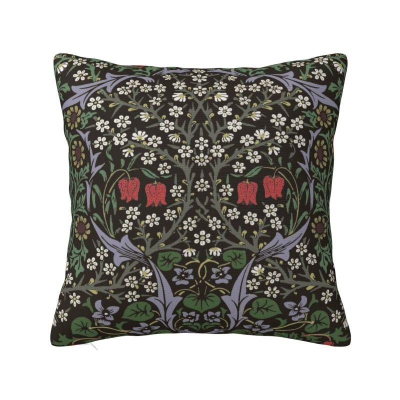Custom Nordic William Morris Vintage Sofa Cushion Cover Soft Floral Textile Pattern Throw Pillow Case Home Decor