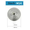 1Pc Diamond Polishing Pad 3/4inch Backer Pad Aluminum Base Backing Holder M14 M10 M16 Thread Connector Rod For Polisher Tools