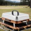 Stainless Steel Frying Pan Covers Barbecue Burgers Sandwiches Steak Pot Lids Rectangular Grill Basting Cover Cheese Melting Dome