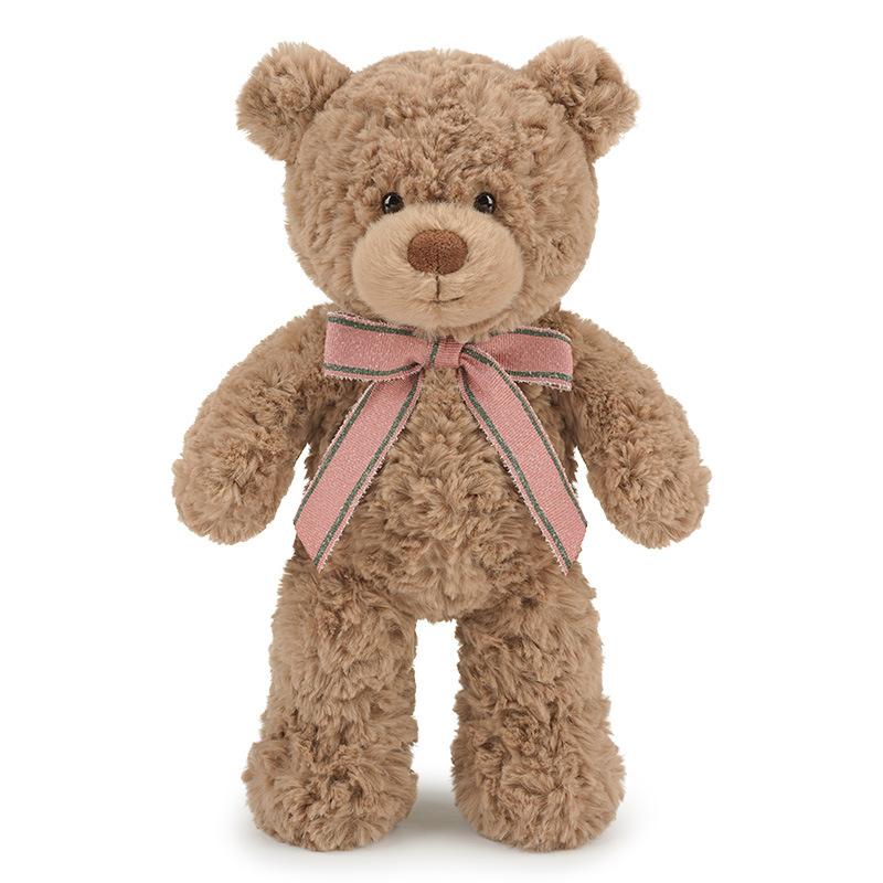 Hug Baby Bow Tie Bear Doll Plush Toy Cute Hug Bear Sleeping With Children Rag Doll Birthday Girl