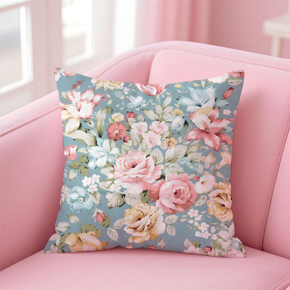 Solid Color Blocking Cushion Cover Comfortable Reversible Pillow Cover Ideal for Car Sofa Bedroom Beyond