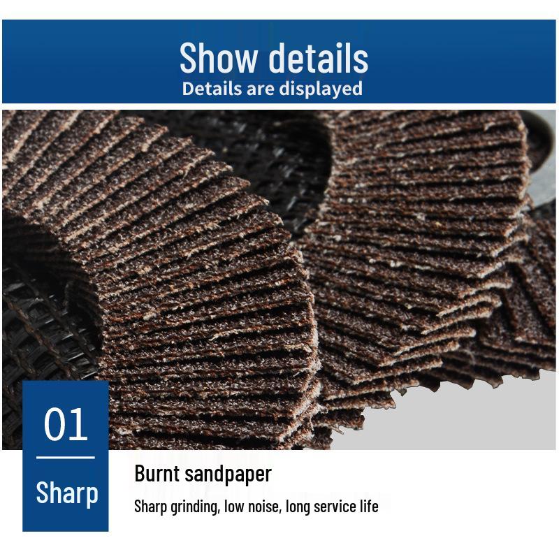 4-Inch Calcined Sandpaper Flap Disc Wheel for Sanding
