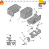 5615Q0 Capac Superior Baterie Piese de Protecție Slot Baterie Pentru 208 2008 301 Citroen C3 C-Elyse 2013-2022 Scut Baterie
