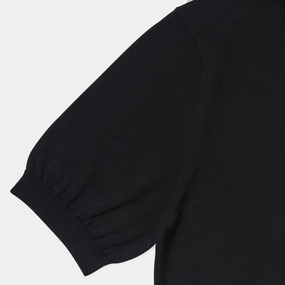 VERNO 24Ss Essential Polo Knit Black