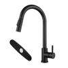 304 Stainless Steel Pull-Out Kitchen Faucet with Splash-Proof, Hot & Cold Features and Vegetable Washing Basin.