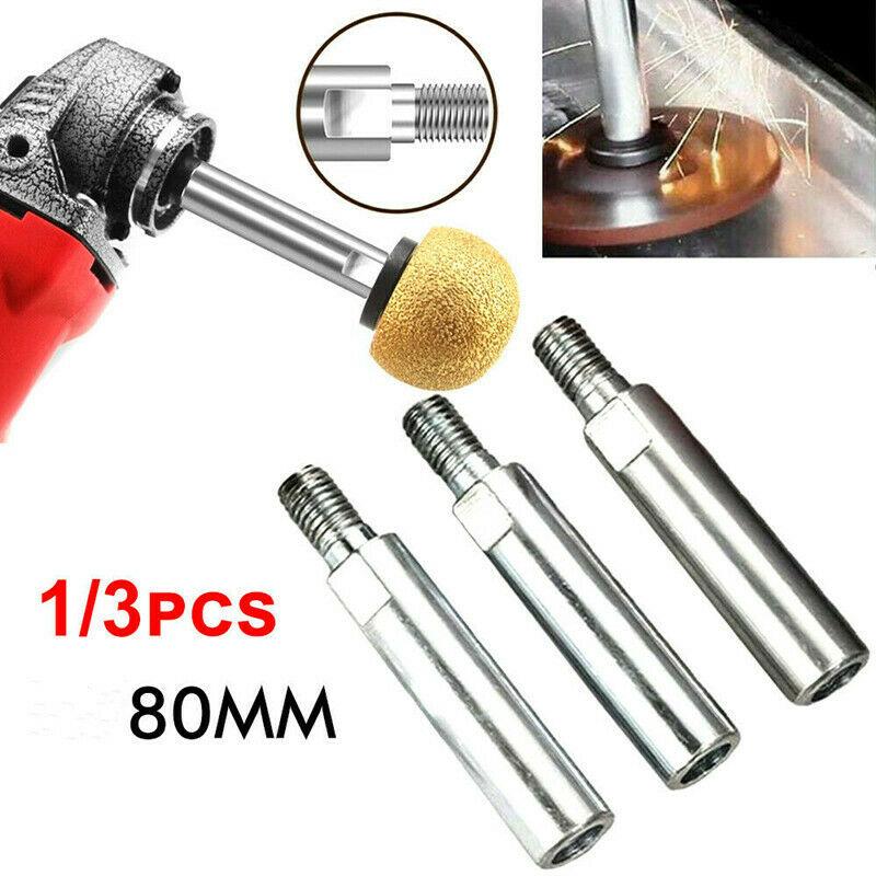 Angle Grinder Connecting Rod Home & Garden Silver Stable Installation Precise Thread 1/3pcs 45# Steel Bit Extension