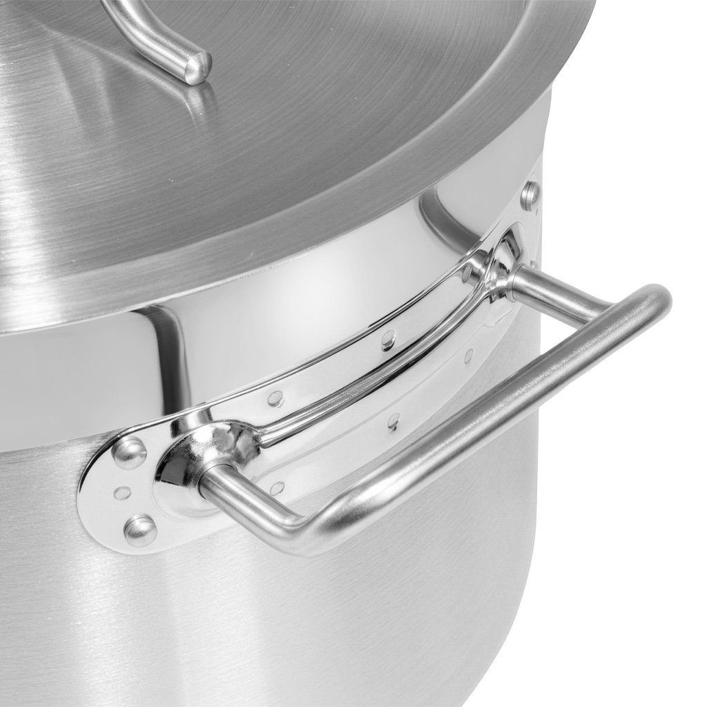 Medium Catering Pot With Lid Mega-M Pro 58L Dia. 50 Cm X H 30 Cm N