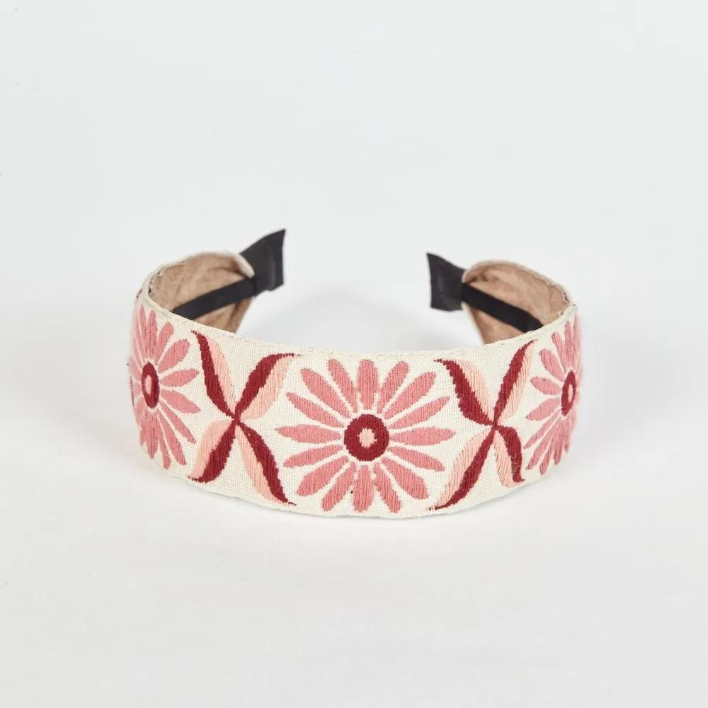 Lala Sunflower Embroidery Hairband P Coral LALAH670 3306336 Coral
