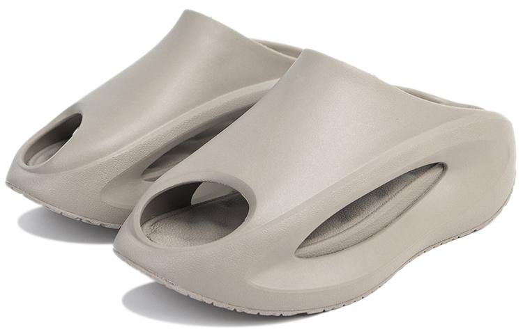 Li Ning Yun You Slay Comfortable EVA Sports Slippers Unisex Gray AZSS009-10