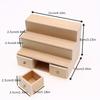 1:12 Dollhouse Miniatures Furniture Wood Multifunctional Display Cabinet Kid Toy Decortaion