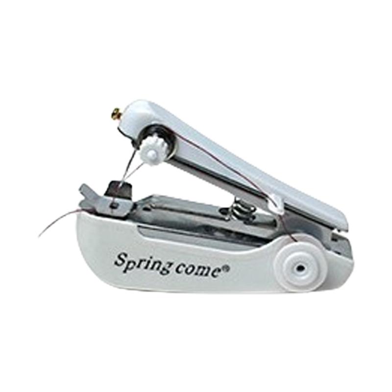 Handheld Sewing Machine Portable Small Sewing Machine Easy to Use Manual Sewing Machine Pocket Sewing Machines for Daily белый