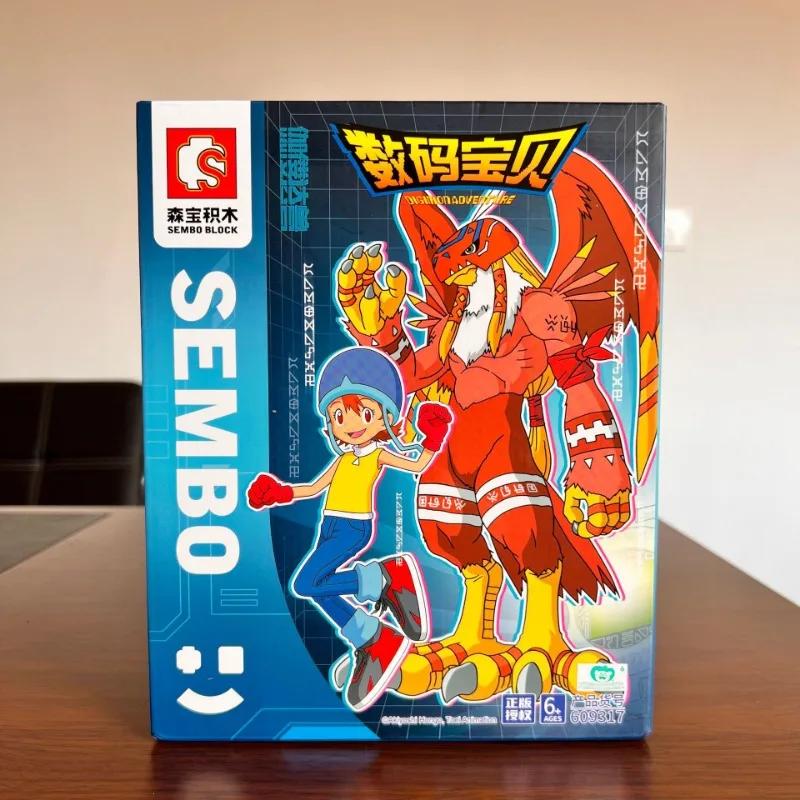 Digimon Building Blocks Kawaii Yagami Taichi Agumon Model Educational Assembly Childrens Toys Birthday Gift Gabumon Figure
