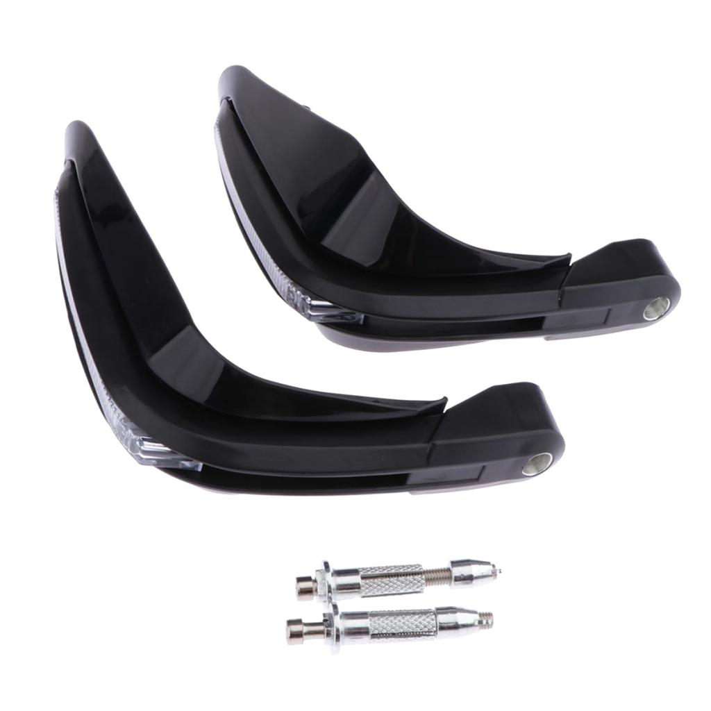 Universal Motorcycle Hand Guards Plastic LED Handlebar Protection Safety Equipment for Motorbike Accessories