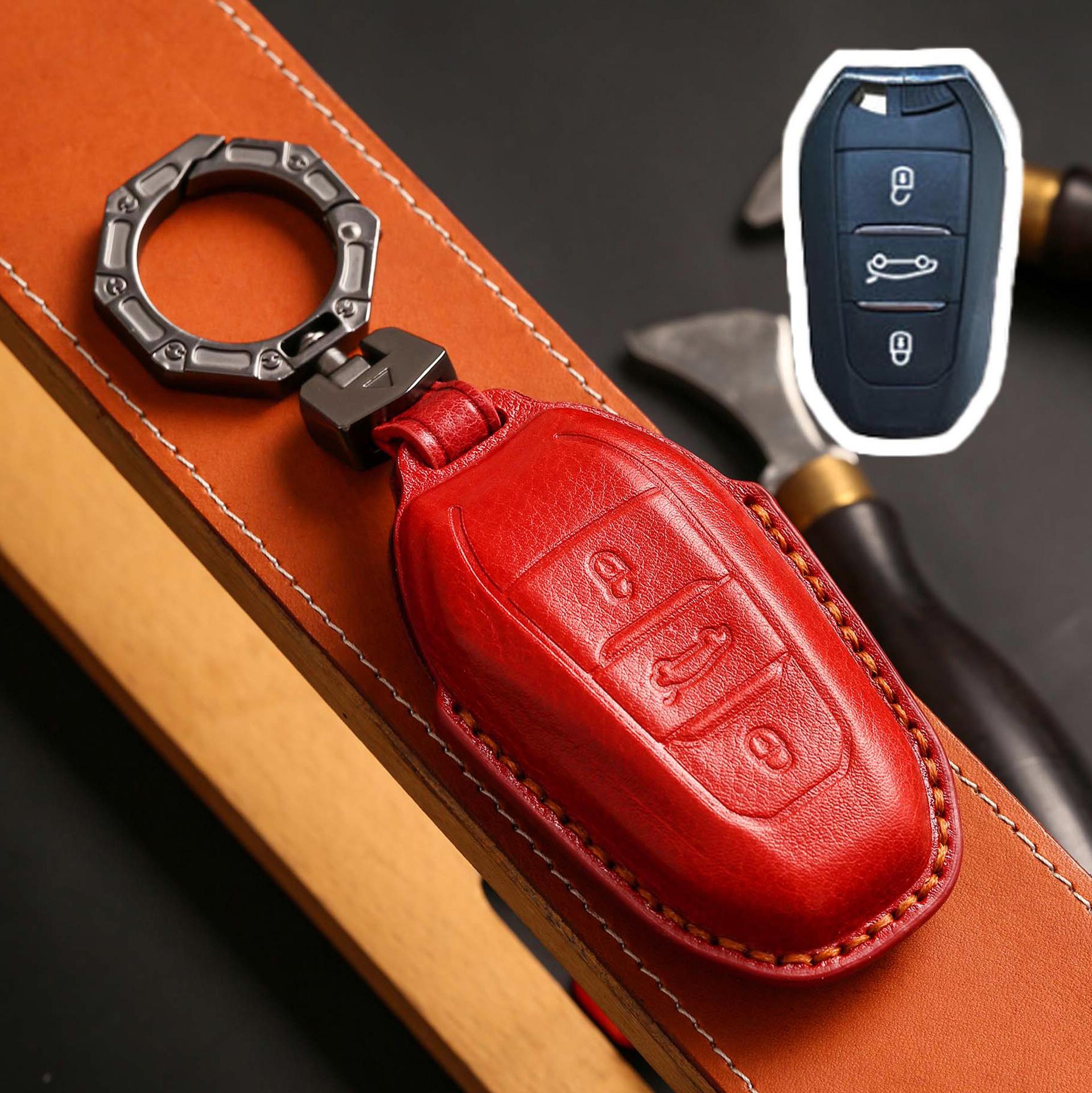 

Suitable for Peugeot Citroen CX6 key set C5 Yunyi DS high-grade Elysee C4 Sega C3L case 3008 buckle червоний