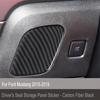 For Ford Mustang Carbon Fiber Driver Side Storage Box Panel Cover Trim 2015-