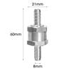 Car One Way Fuel Non Return Check Valve 6/8/10/12mm for Peugeot Renault Universal Petrol Diesel Aluminium Alloy Tool Accessories