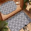 Retro Color Brick Diatom Mud Ground Surface Mat Bathroom Moisture Moisture-wicking Dirt Resistance Quick Drying Anti Slip Restroom Foot Mat
