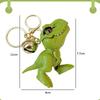 Tyrannosaurus Rex Biting A Hand Keychain - Creative Dinosaur Small Pendant for Couples' Schoolbag, A Small Gift.