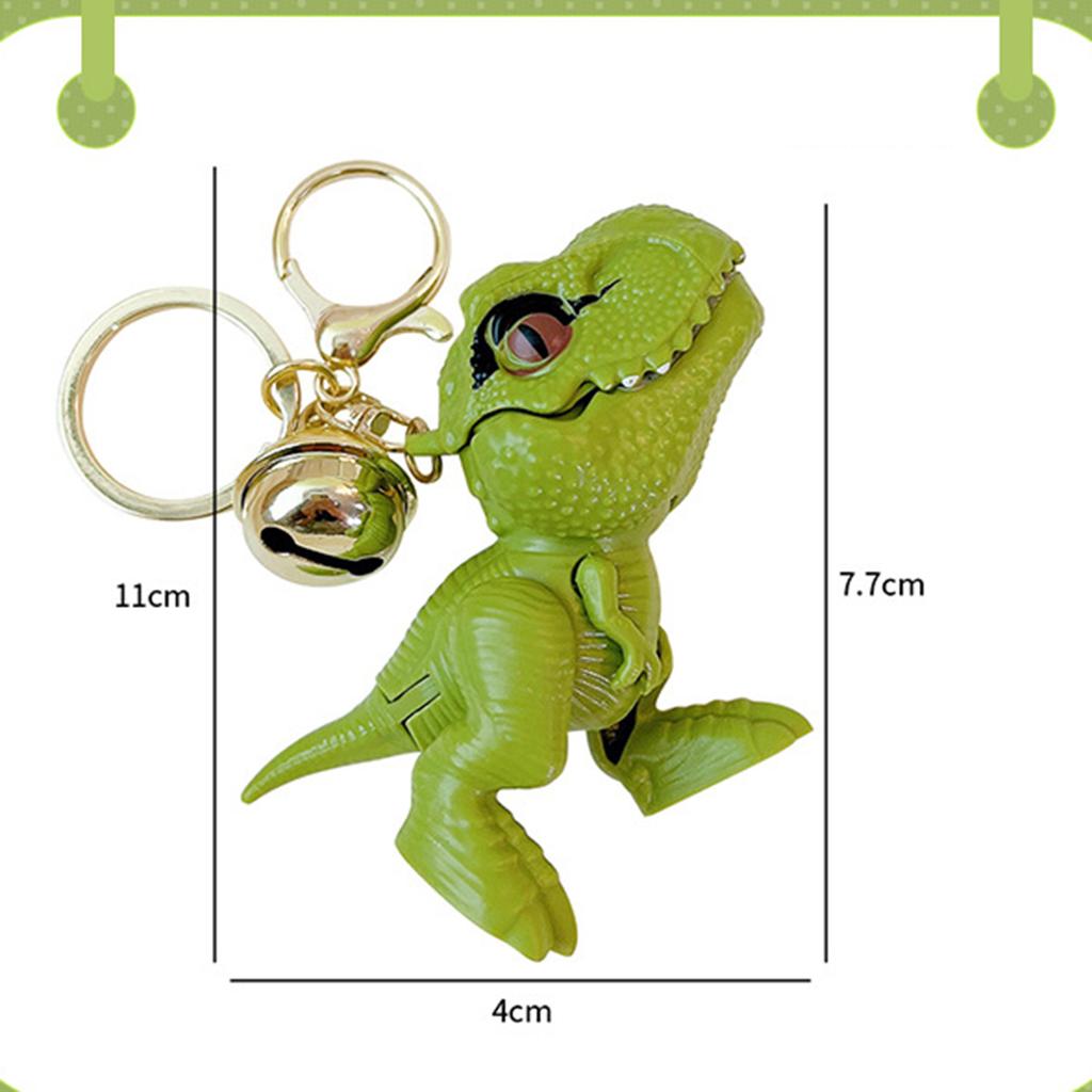 Tyrannosaurus Rex Biting A Hand Keychain - Creative Dinosaur Small Pendant for Couples' Schoolbag, A Small Gift.
