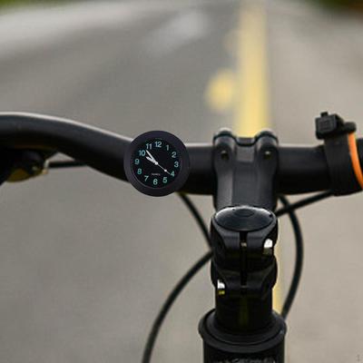 1ks Vodotěsné řídítka motocyklu Svítící držák Hodiny, Univerzální (