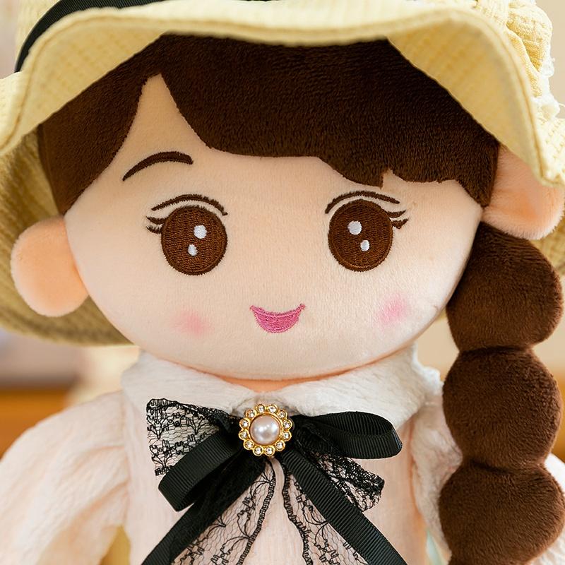 90cm Cute Princess Doll Exquisite Little Fragrant Style Girl Wearing Hat Company Plush Toy Lovely Gifts