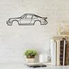 Metal Porsche 911 Turbo Wall Art Sculpture, Creative Iron Home Decoration, Unique Car Pendant Ornament for Indoor Living Room Decor