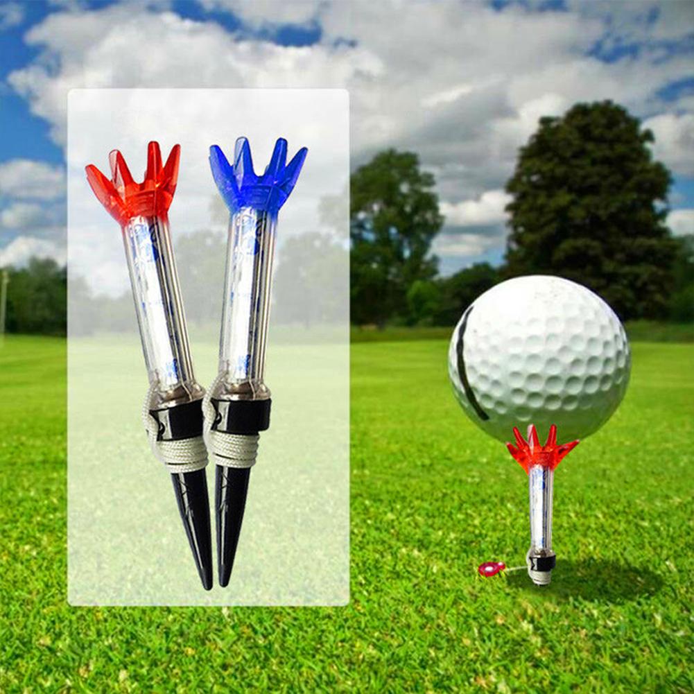 80mm Plastic Step Down Golf Ball Tee Holder Excellent Durability and Stability 2PCS Tall Step Down Tees Unbreakable Golf Tee