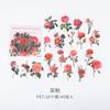 40pcs/bag Vintage Ginkgo Leaves Flowers PET Sticker Package DIY Diary Decoration Sticker Album Scrapbooking