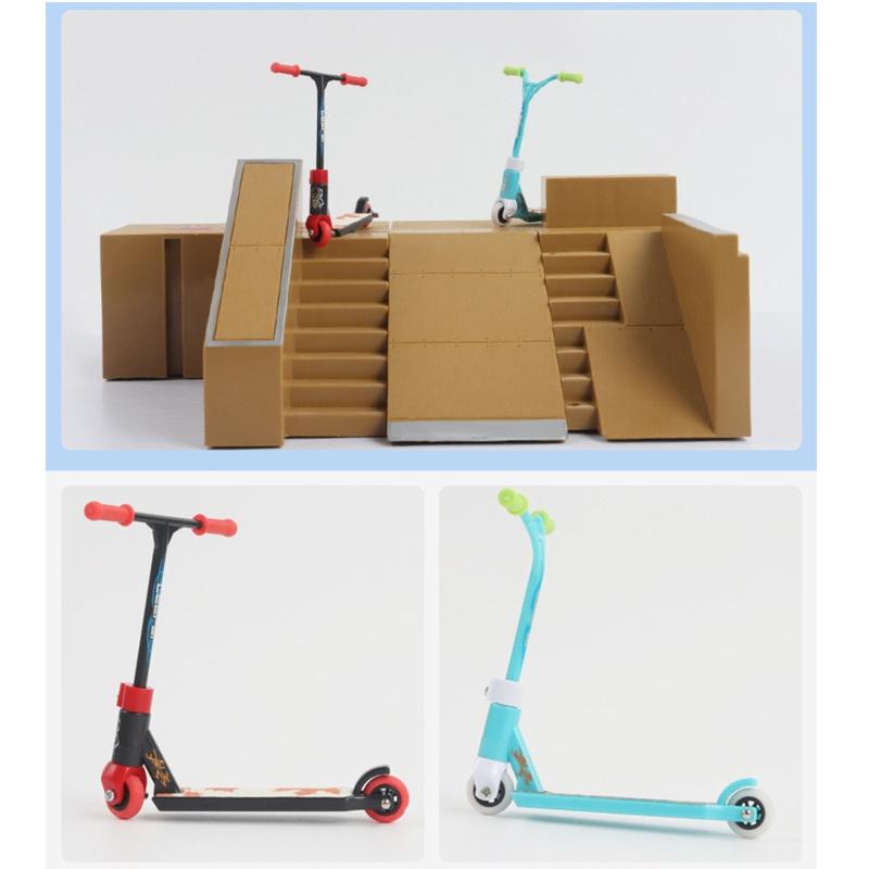 Novità Divertente Interattivo Mini Scooter da Dita Giocattolo Stunt da Dita Skate Skate Scooter Dita Interattivo Genitore-Figlio Regalo di Festa