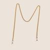 Trendy European & American Gold Metal Women's Eyewear Jewelry Chain