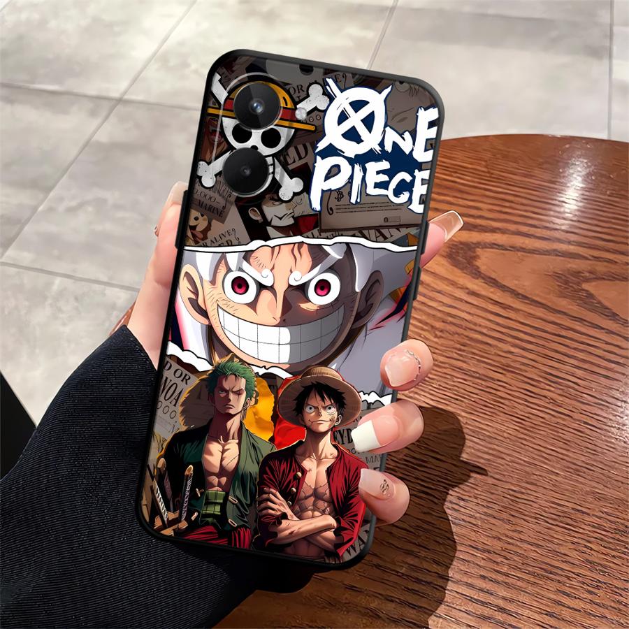 Phone Cover Case for Realme 12 14 GT Master Neo2 C25 C21 C15 C12 11 Pro P3 Ultra Nazro 50 50i C33 C35 C53 C55 Anime Luffy Zoro