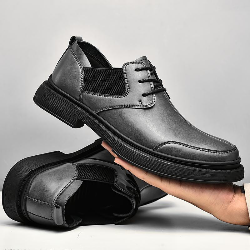 Marke Herren Freizeitschuhe aus Leder Klassischer Trend Bequeme Oxford Schuhe Britische Mode Herren Kleider Business Schuhe 2024 Neu Handgefertigt