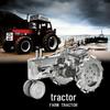 All-Metal Stainless Steel 3D Model Tractor DIY Puzzle Toy