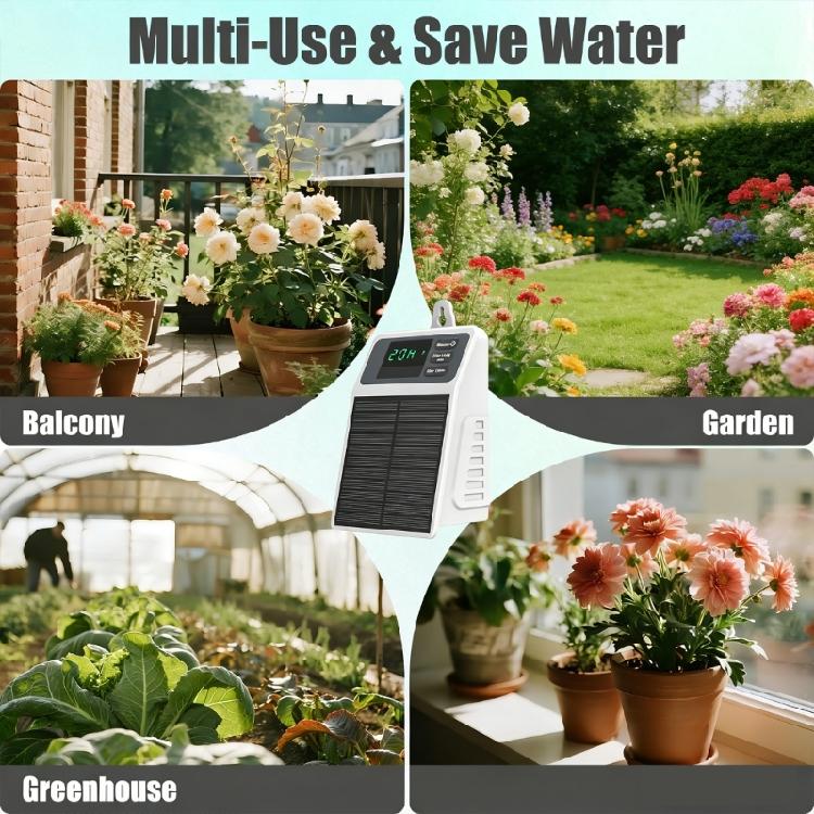 Sistemi di Irrigazione Alimentati ad Energia Solare con Dispositivo di Irrigazione Automatica a Goccia per Esigenze di Giardinaggio Controllo Intelligente
