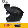 ORZ Motorcycle Helmet Modular Flip Helmet Dual Lens Full Helmet Comes with Bluetooth Earphones Model 103