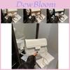 Trendy Korean Style Small Square Bag For Women In Versatile Black Khaki And Pink Shades