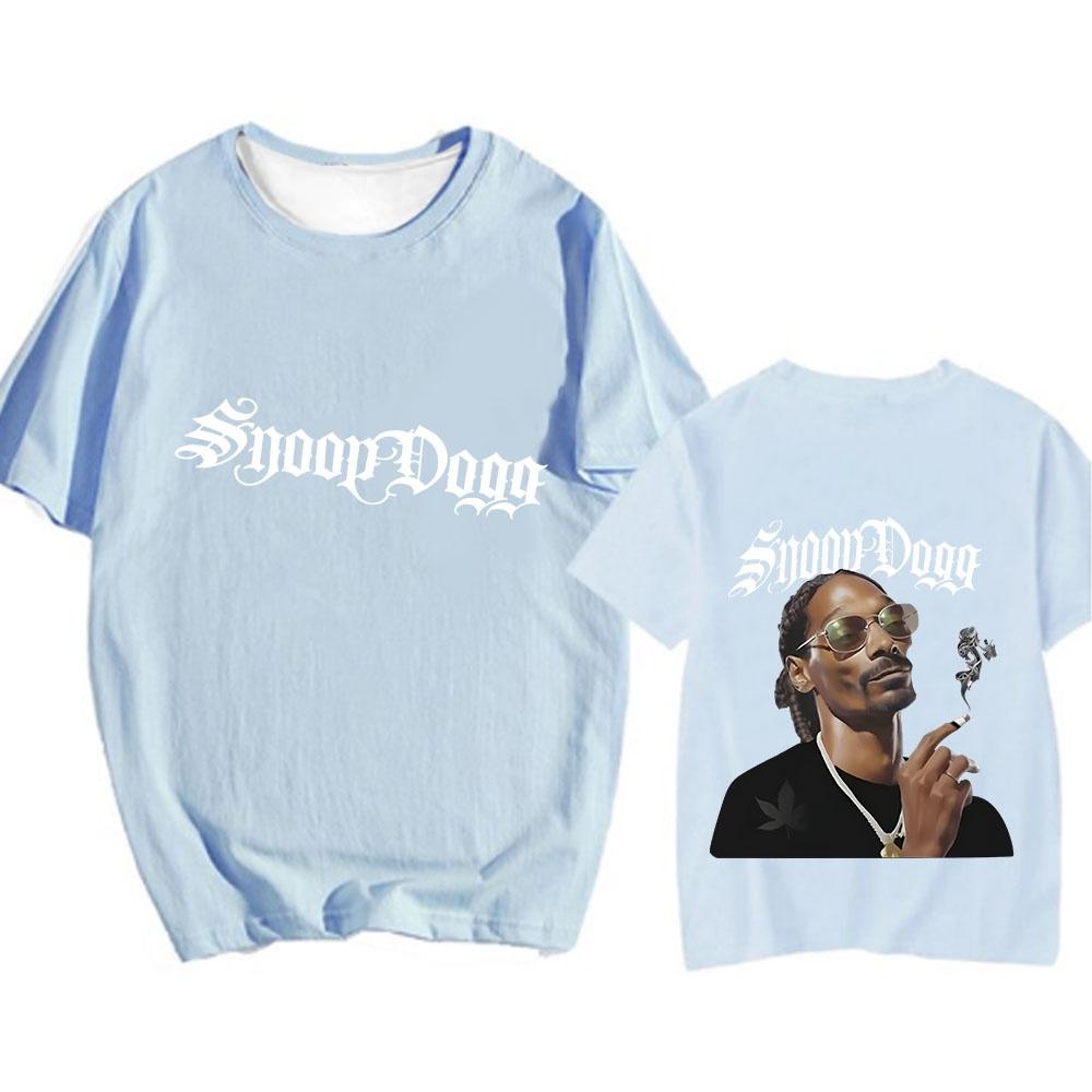 

Snoop Dogg Back Printing T Shirt Short Sleeve Hip Hop Casual Tee-shirt for Spring/Summer Unisex T-shirt Sudaderas Manga Clothes 4XL