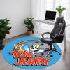 1pc Tom Jerry Office Round Area Rug, Under Office Chairs Bedroom Living Room Home Decor, Room Deco, Available In Various Sizes