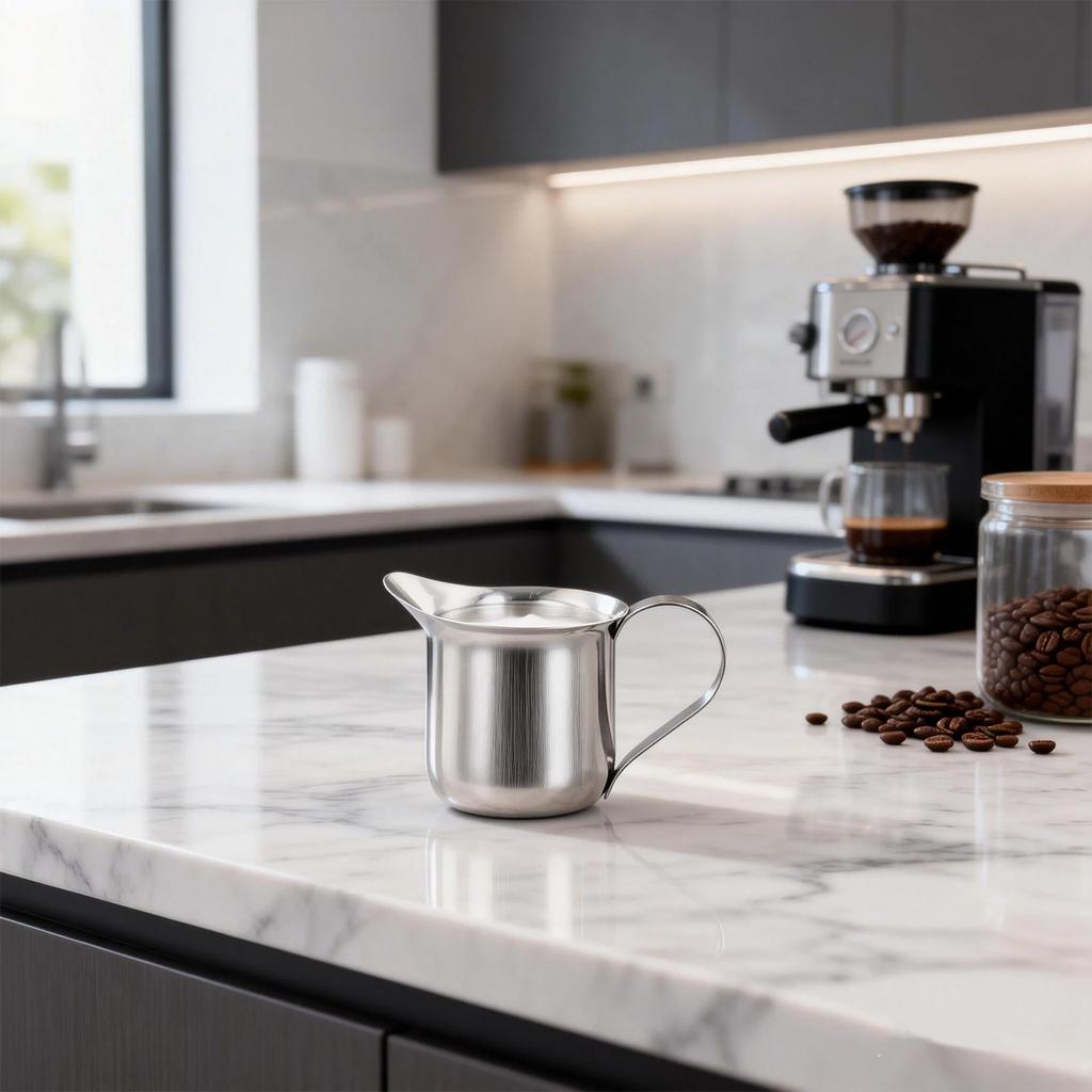 Home Brewing As Show Stainless Steel Milk Jug Versatile Milk Frother Coffee Frothing Pitcher Versatile Coffee Tool
